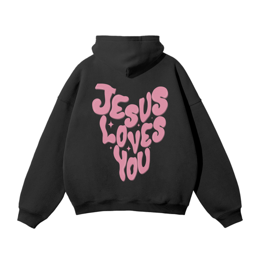 Jesus Loves You Inspirational Hoodie for Comfort