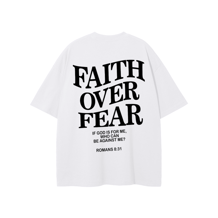 Faith- Over- Fear- Black -Text T-Shirt for -Empowerment.jpg