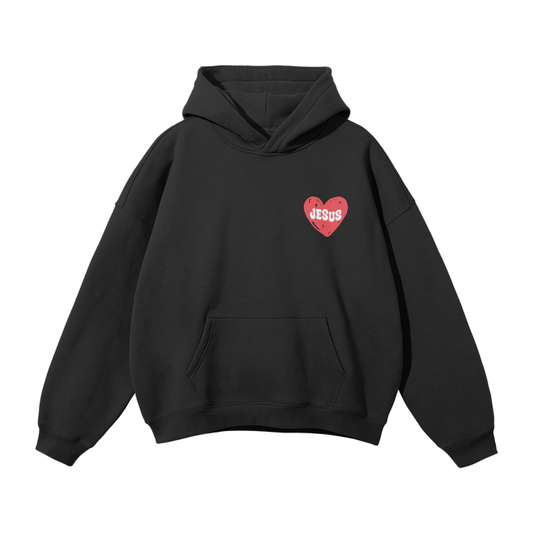 Love Like Jesus Change The World Hoodie - White Text